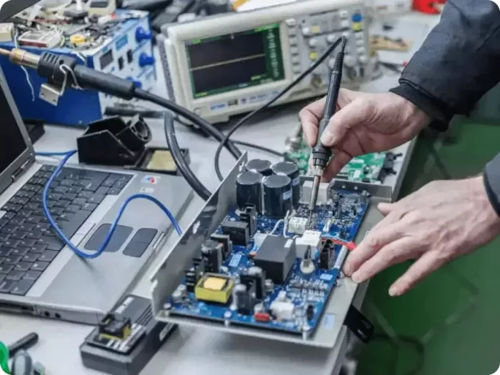 6. Tarkistus ja sähköosien vaihtaminen